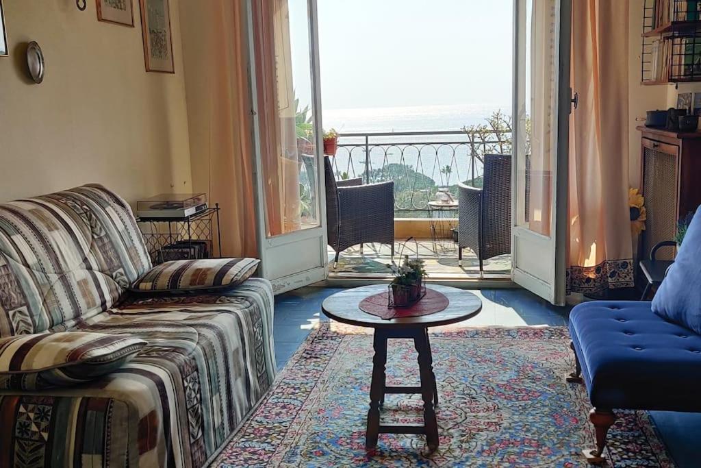 Vintage Flat On Villefranche Bay - Free Car Park Exterior foto